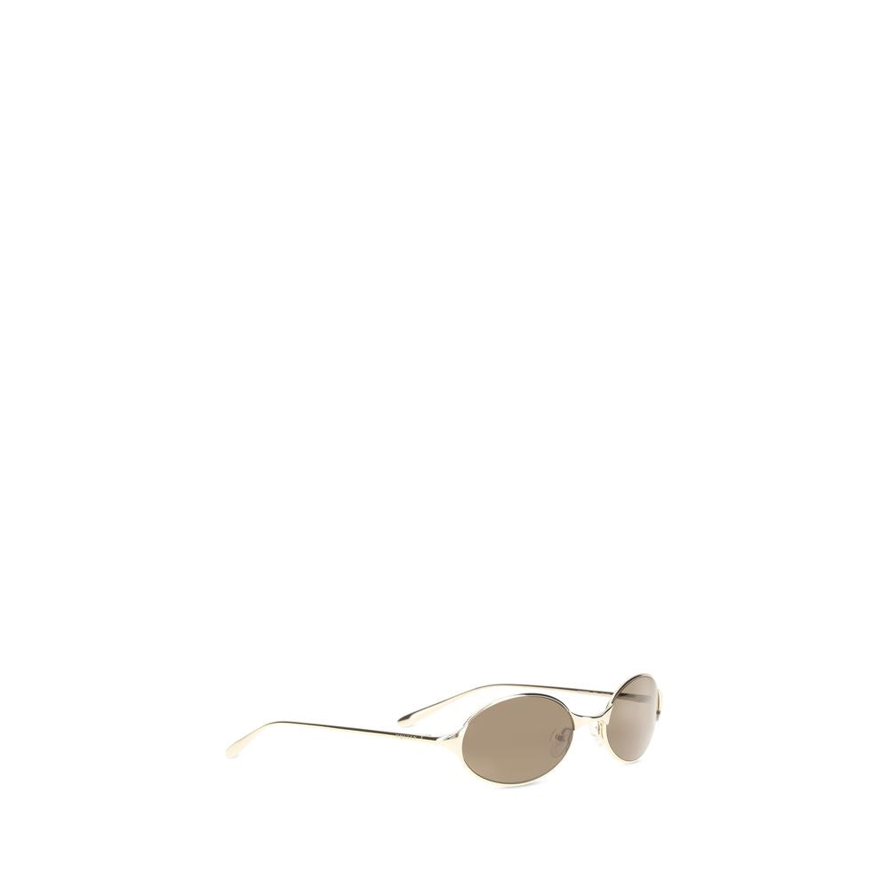 Alexander McQueen Sonnenbrille aus Goldmetall