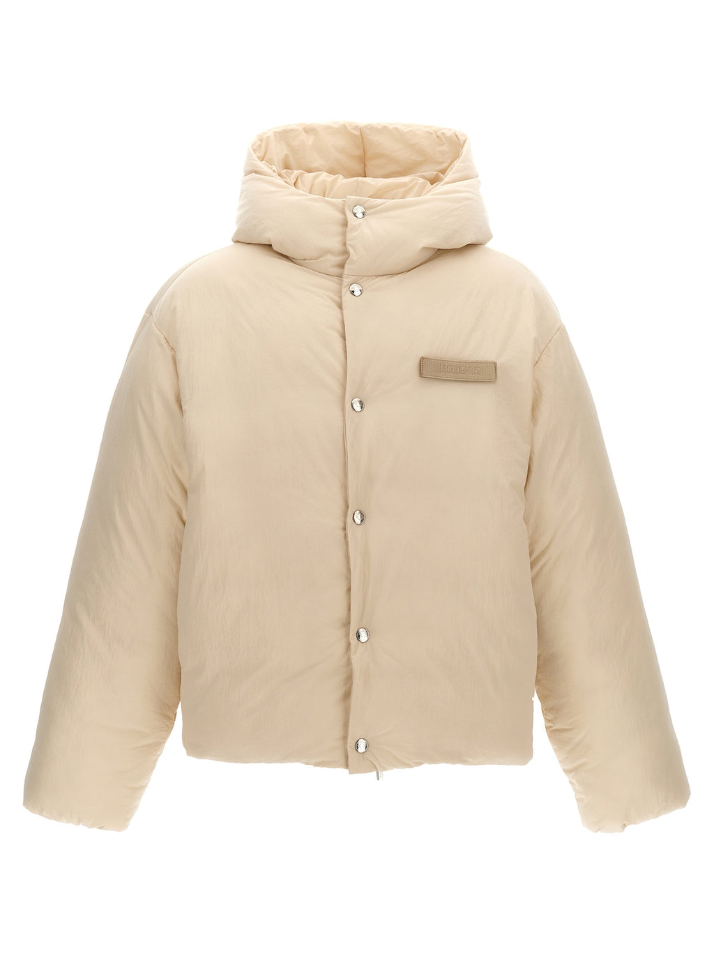 Jacquemus Weiße Polyamid-Jacke in voller Länge