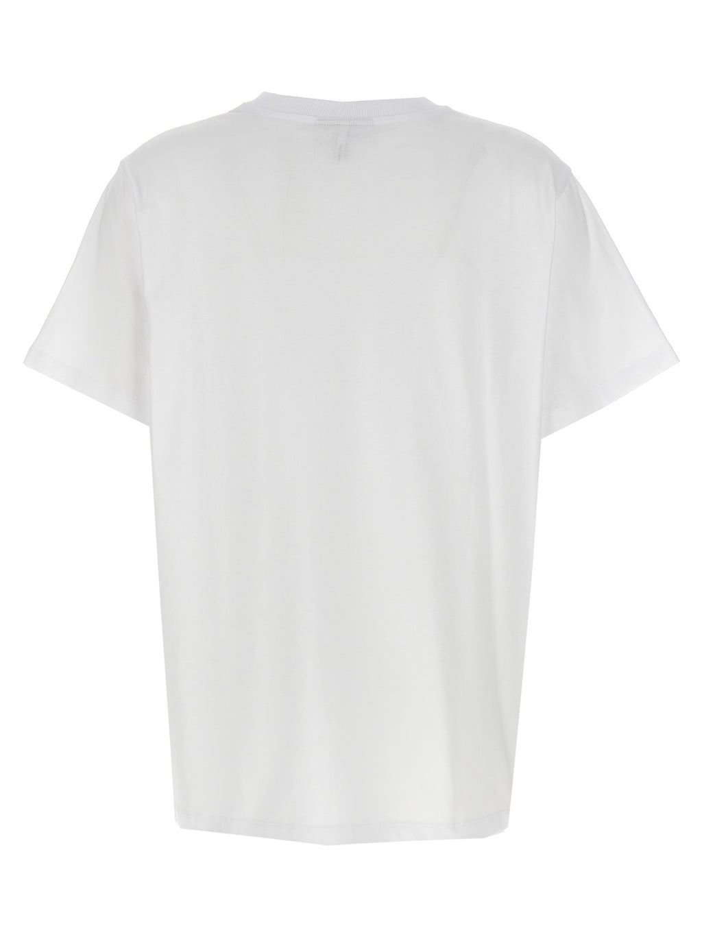 Ganni Weißes Baumwoll-T-Shirt
