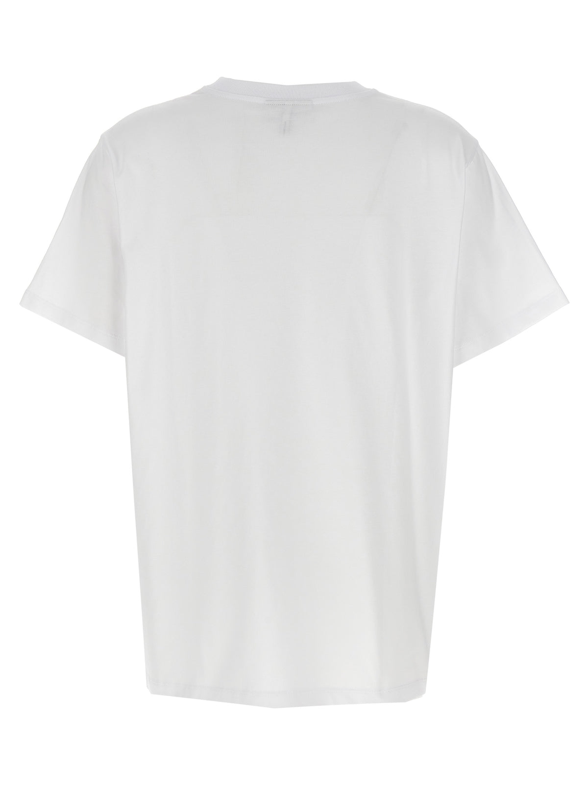 Ganni Weißes Baumwoll-T-Shirt