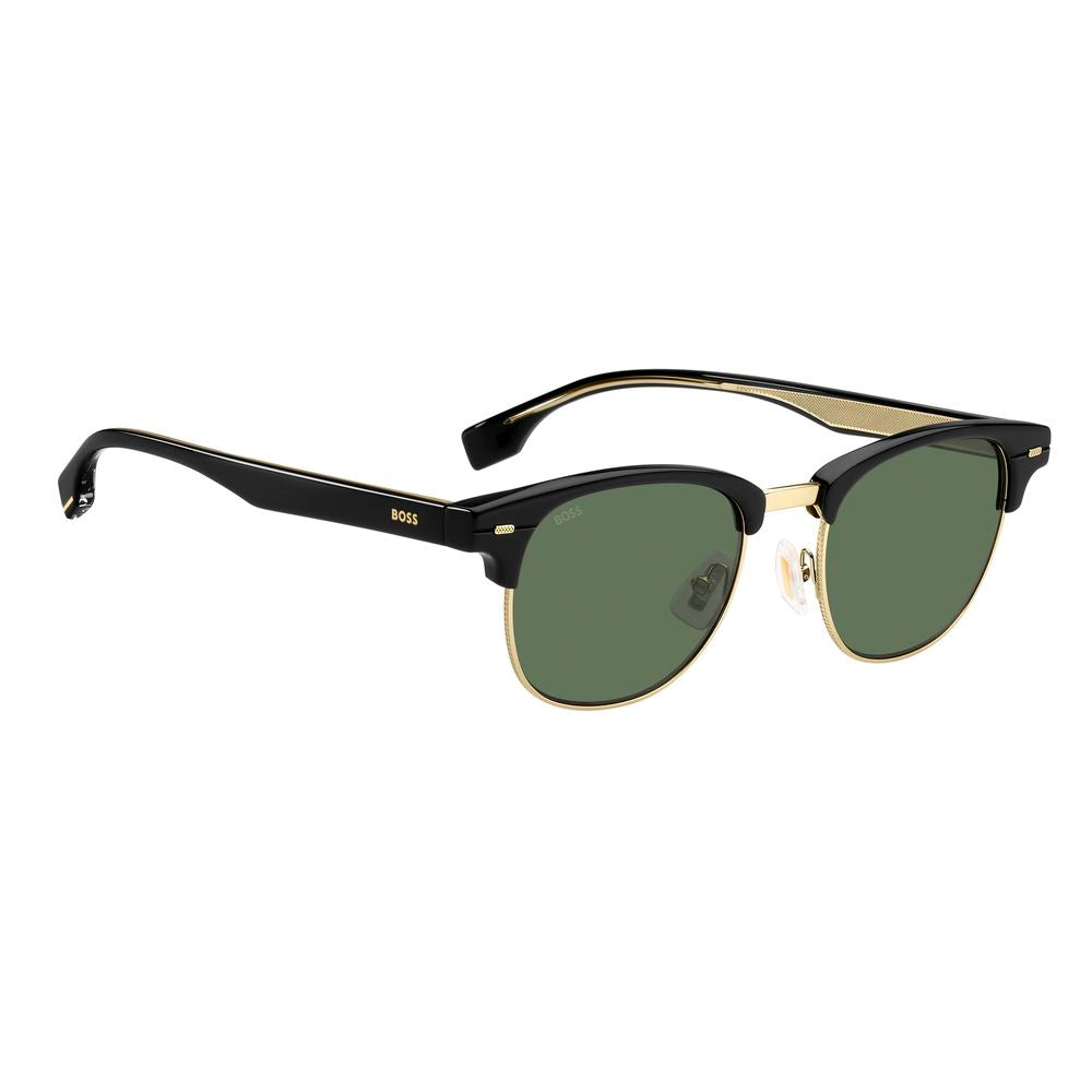 Hugo Boss Schwarze Sonnenbrille aus Metall