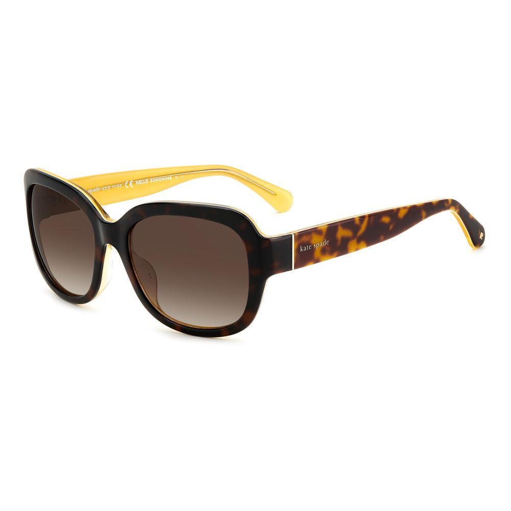 Kate Spade Braune Sonnenbrille aus Acetat