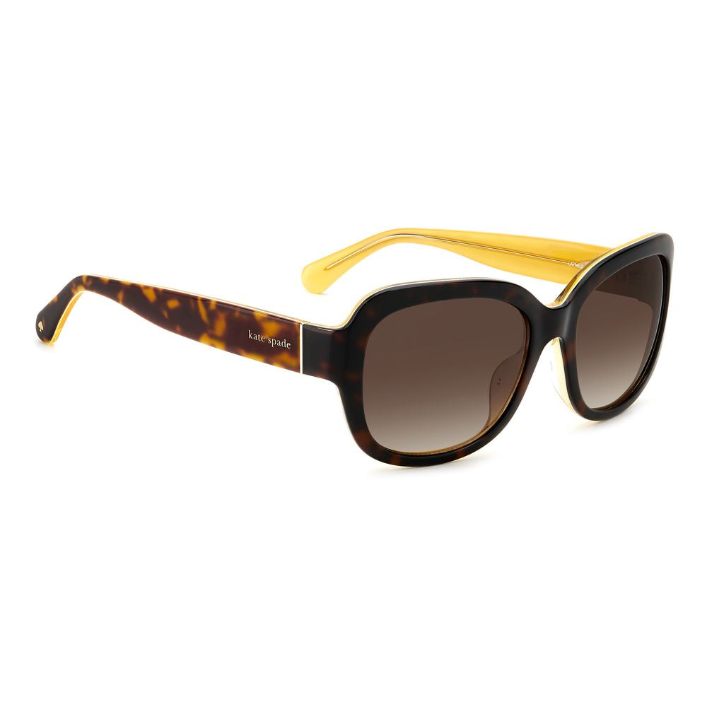 Kate Spade Braune Sonnenbrille aus Acetat