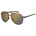 Under Armour Schwarze Sonnenbrille aus Metall