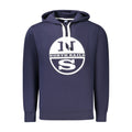 North Sails Blauer Baumwoll-Kapuzenpullover für Herren