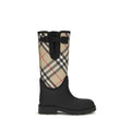 Burberry Schwarze Gummistiefel