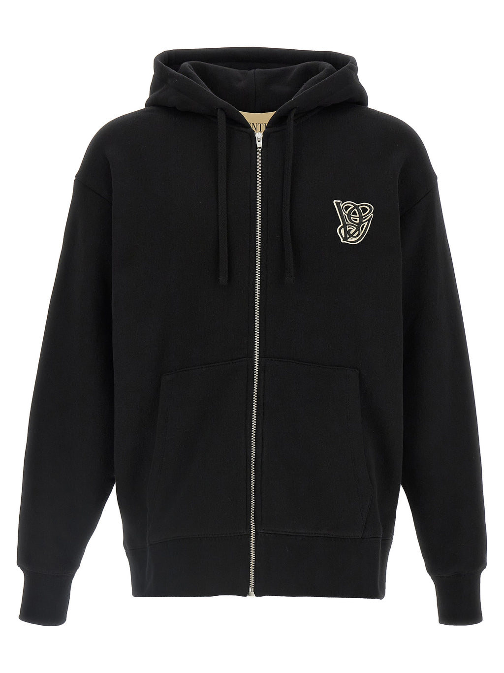 Valentino Garavani Schwarzer Baumwoll-Sweatshirt