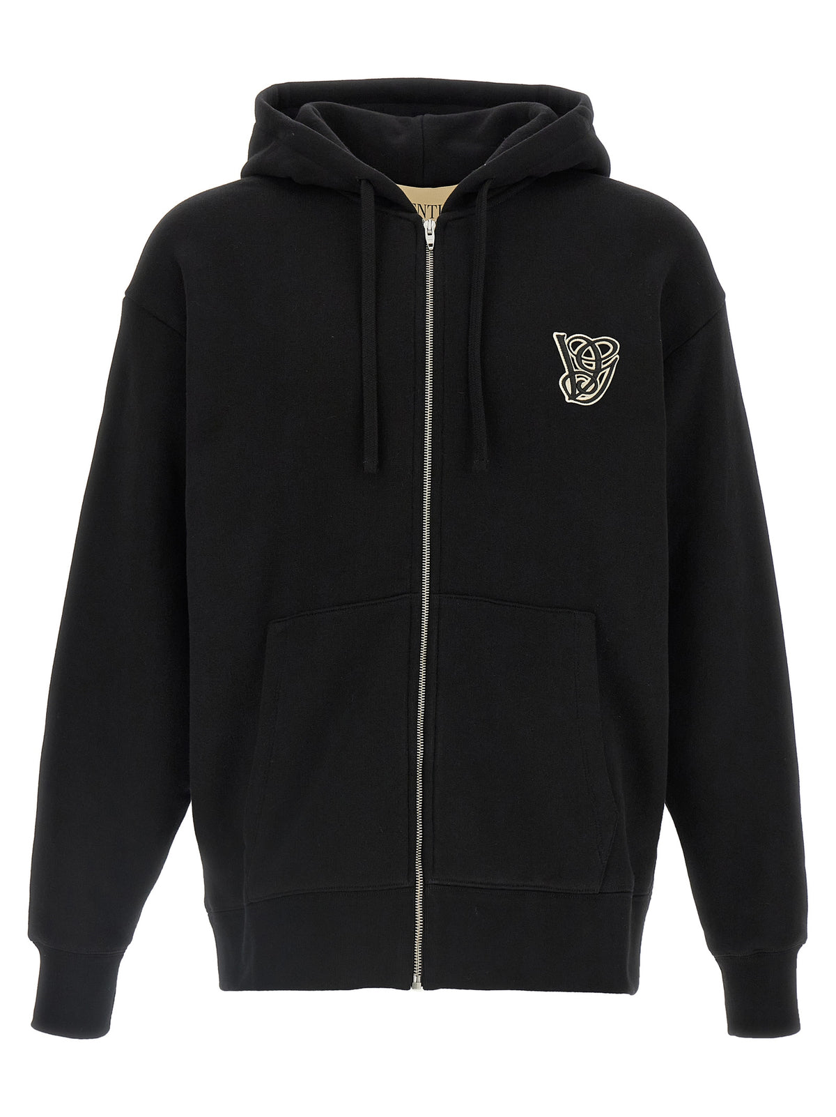 Valentino Garavani Schwarzer Baumwoll-Sweatshirt