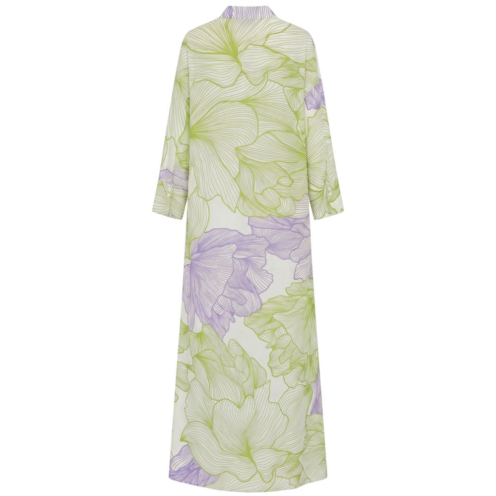 Malo Grünes Baumwollkleid für Damen