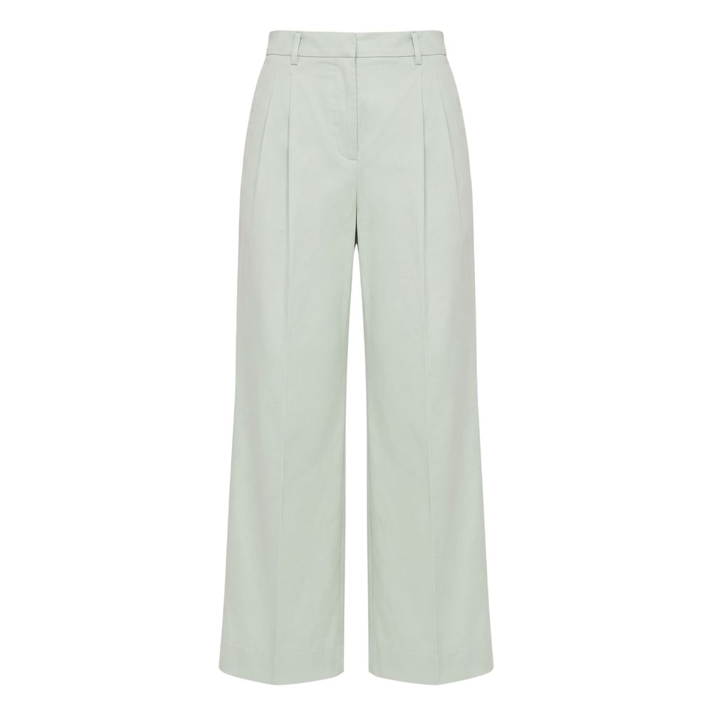 Malo Grüne Baumwollhose für Damen