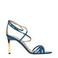 Tom Ford Blaue Sandalen mit Stiletto-Absatz aus Leder