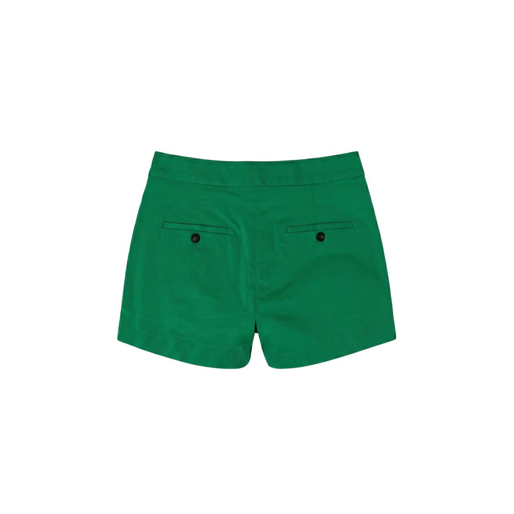 Malo Grüne Baumwollshorts für Damen