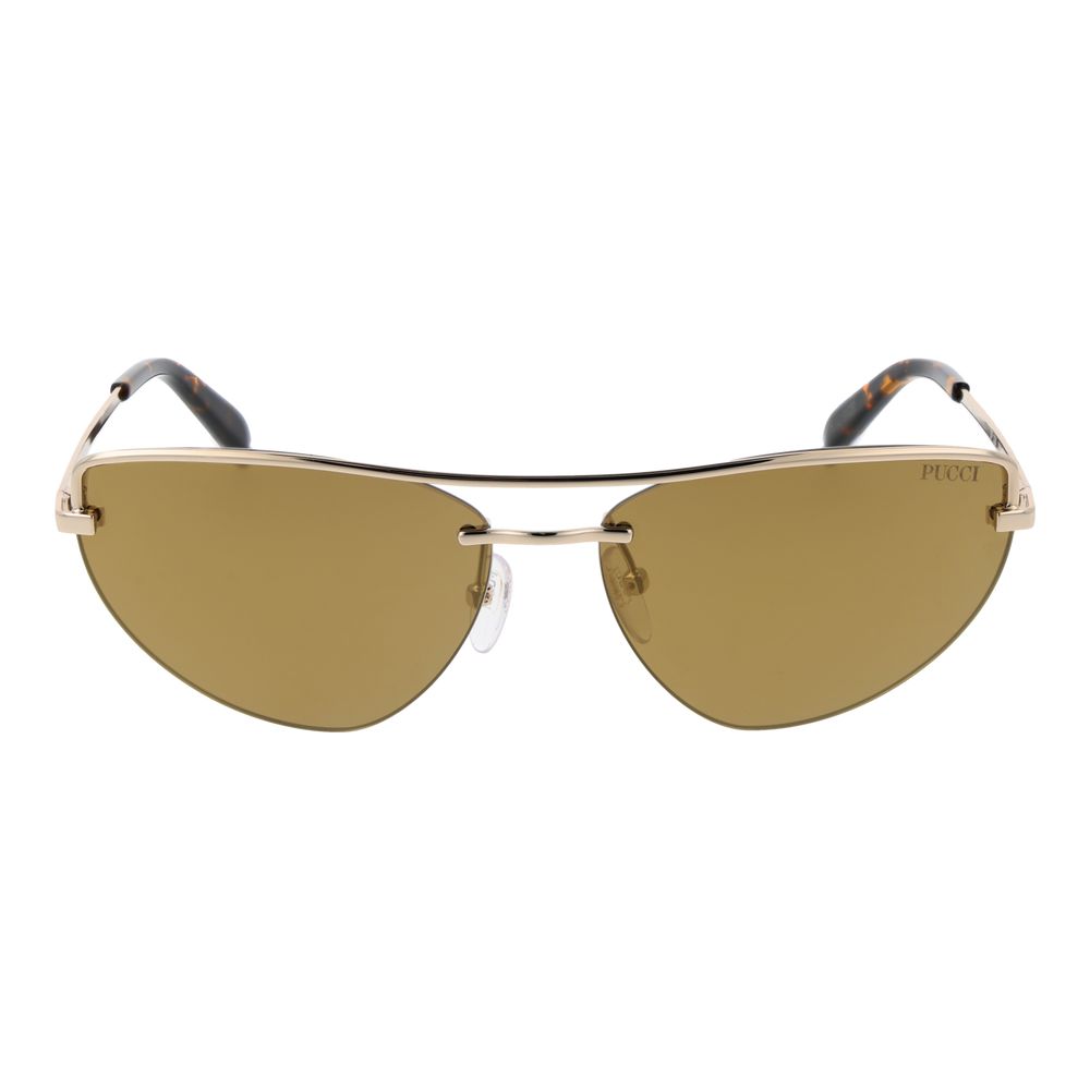 Emilio Pucci Sonnenbrille aus Goldmetall