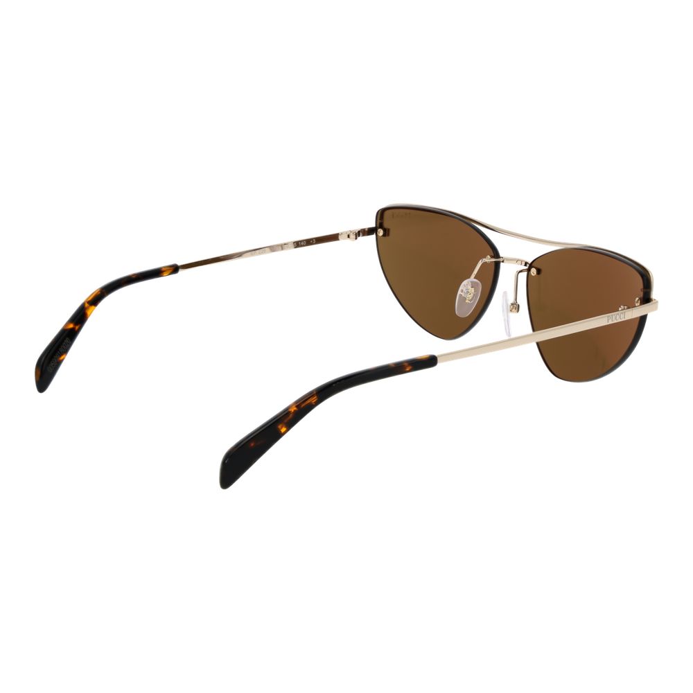 Emilio Pucci Sonnenbrille aus Goldmetall
