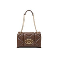 Love Moschino Braune Handtasche aus Polyethylen