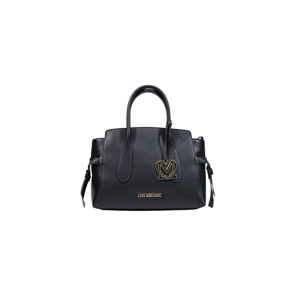Love Moschino Schwarze Handtasche aus Polyethylen