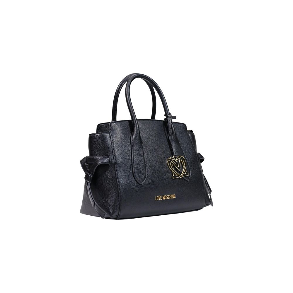 Love Moschino Schwarze Handtasche aus Polyethylen
