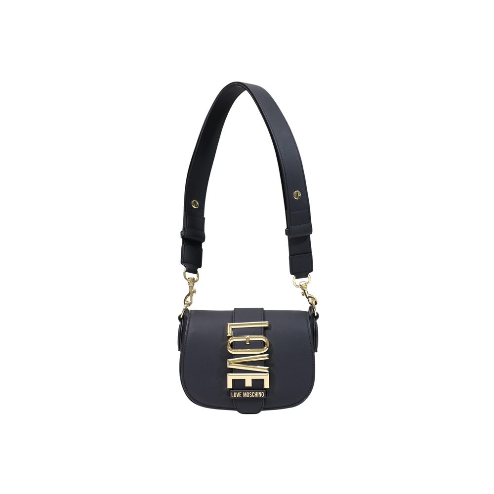 Love Moschino Schwarze Handtasche aus Polyethylen