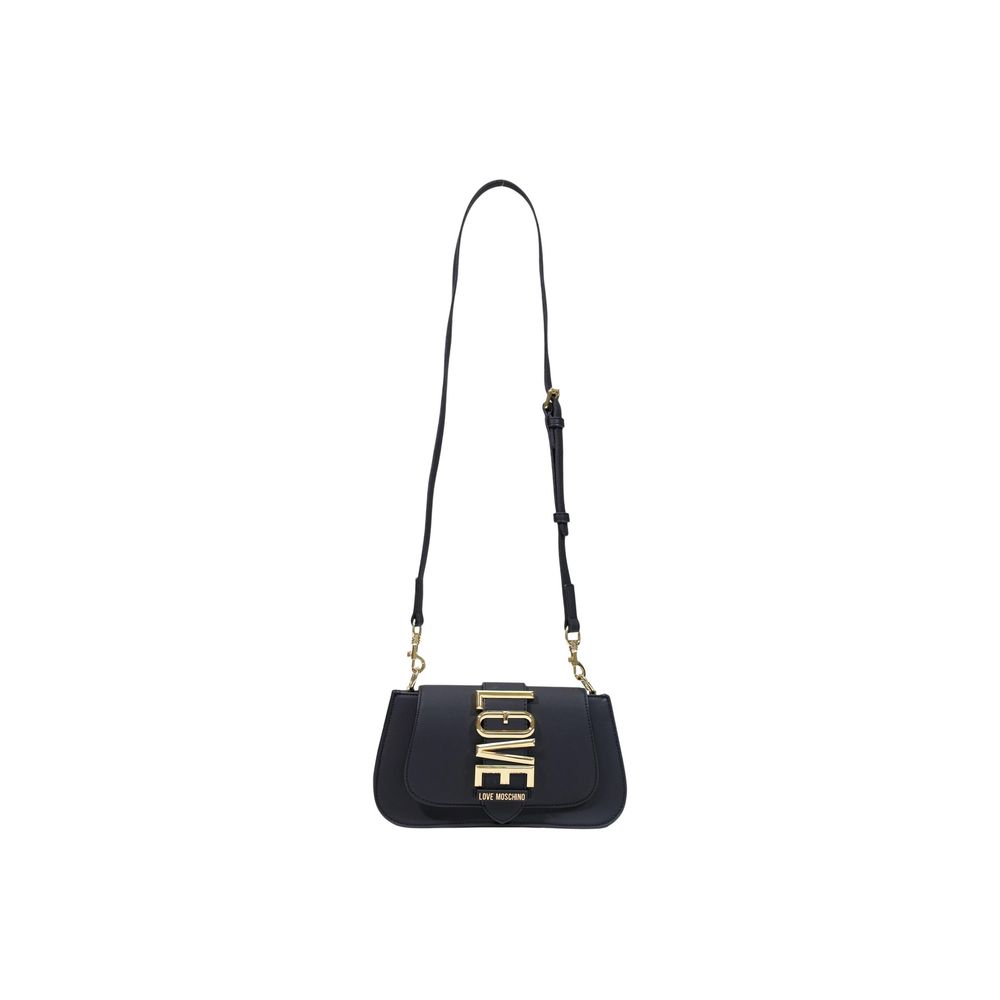 Love Moschino Schwarze Handtasche aus Polyethylen