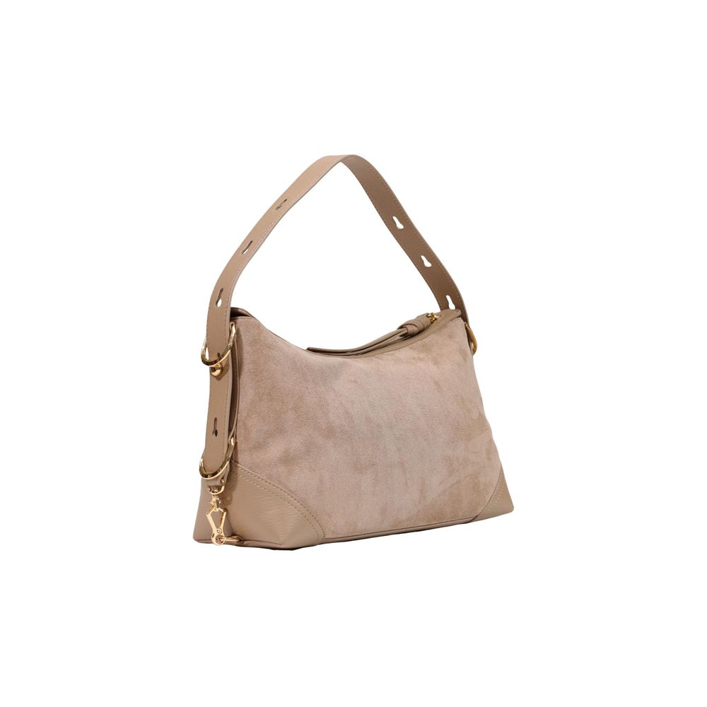 Love Moschino Beige Polyester Handtasche