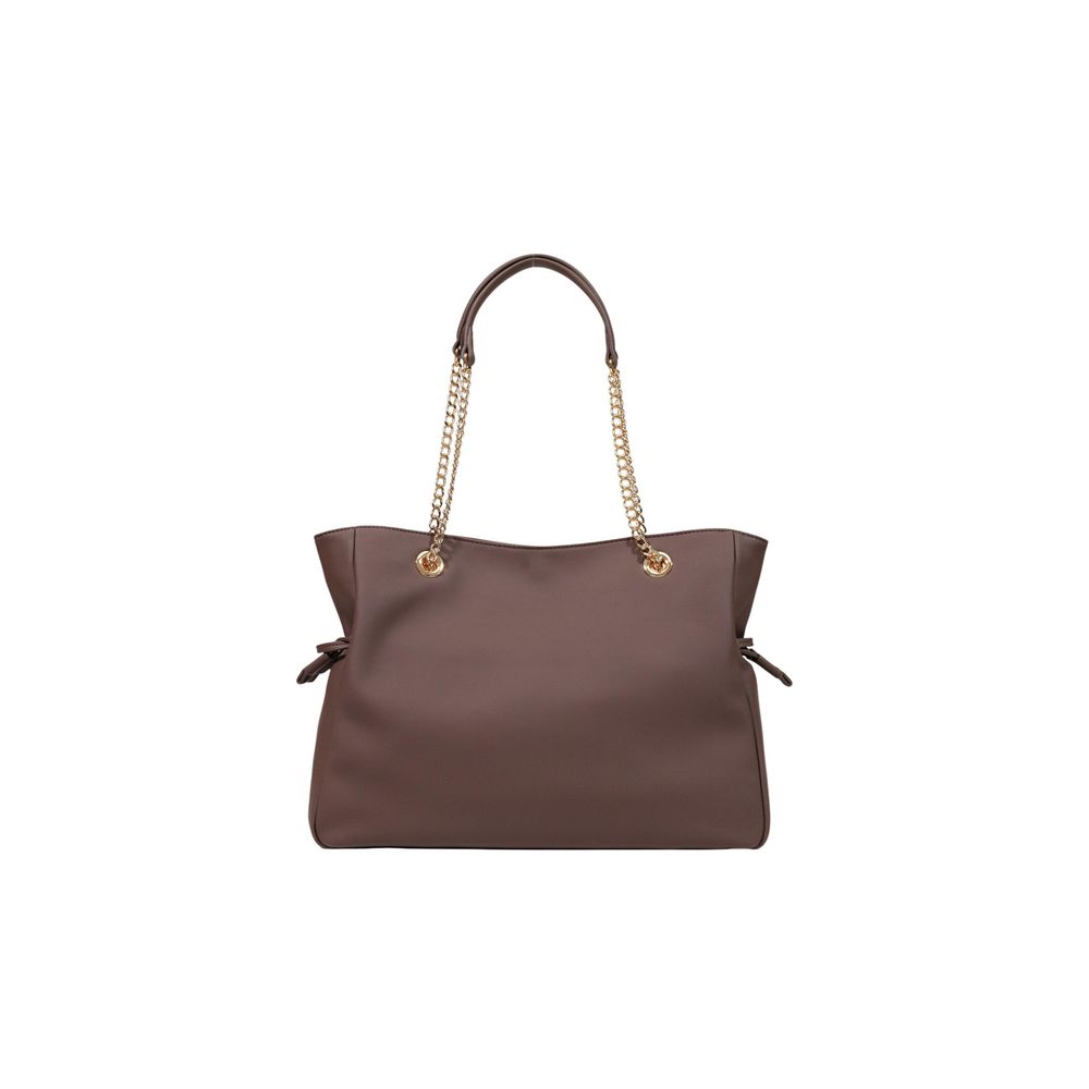 Love Moschino Braune Handtasche aus Polyester