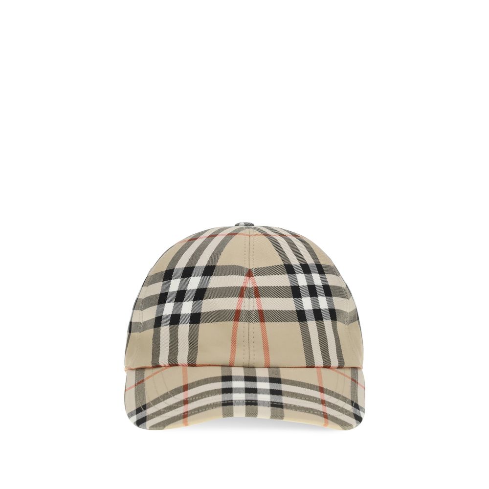 Burberry Beige Baumwollkappe (Baseball Cap)