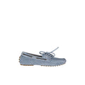 Brunello Cucinelli Blaue Mokassins aus Leder