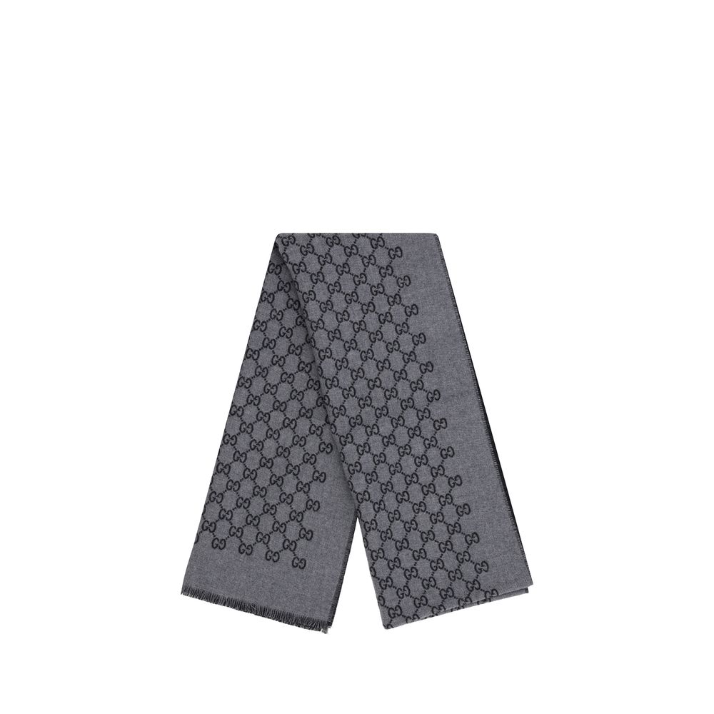 Gucci Grauer Wollschal Oves Aries
