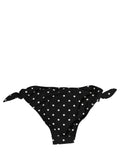 Dolce & Gabbana Schwarzer gepunkteter Badeanzug Badeanzug Unterteil Bikini