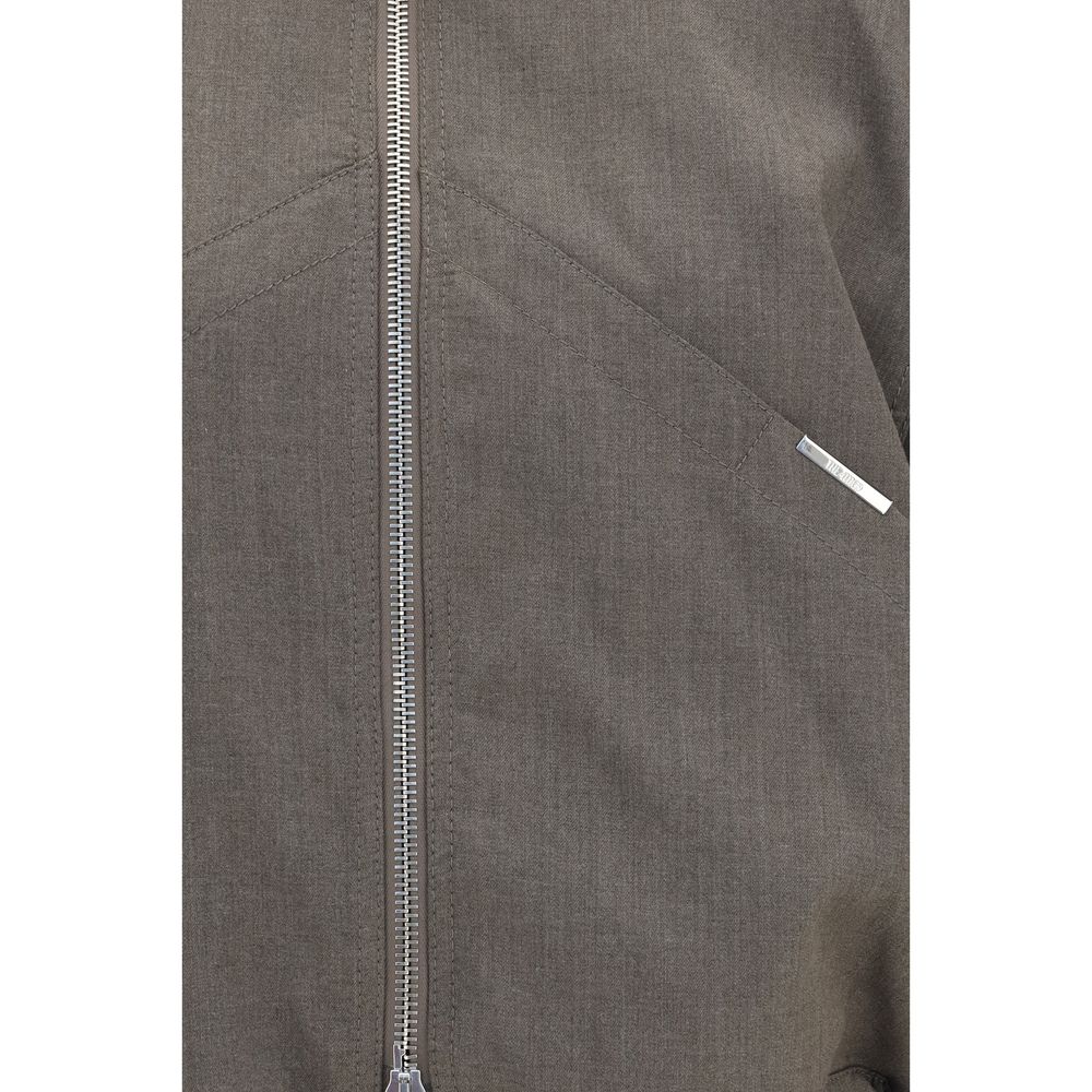 The Attico Brauner Woll-Bomber Aries