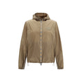 Burberry Braune Nylon-Shell-Jacke