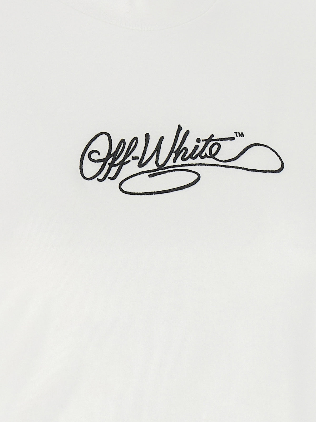 Off-White Weißes Baumwoll-T-Shirt