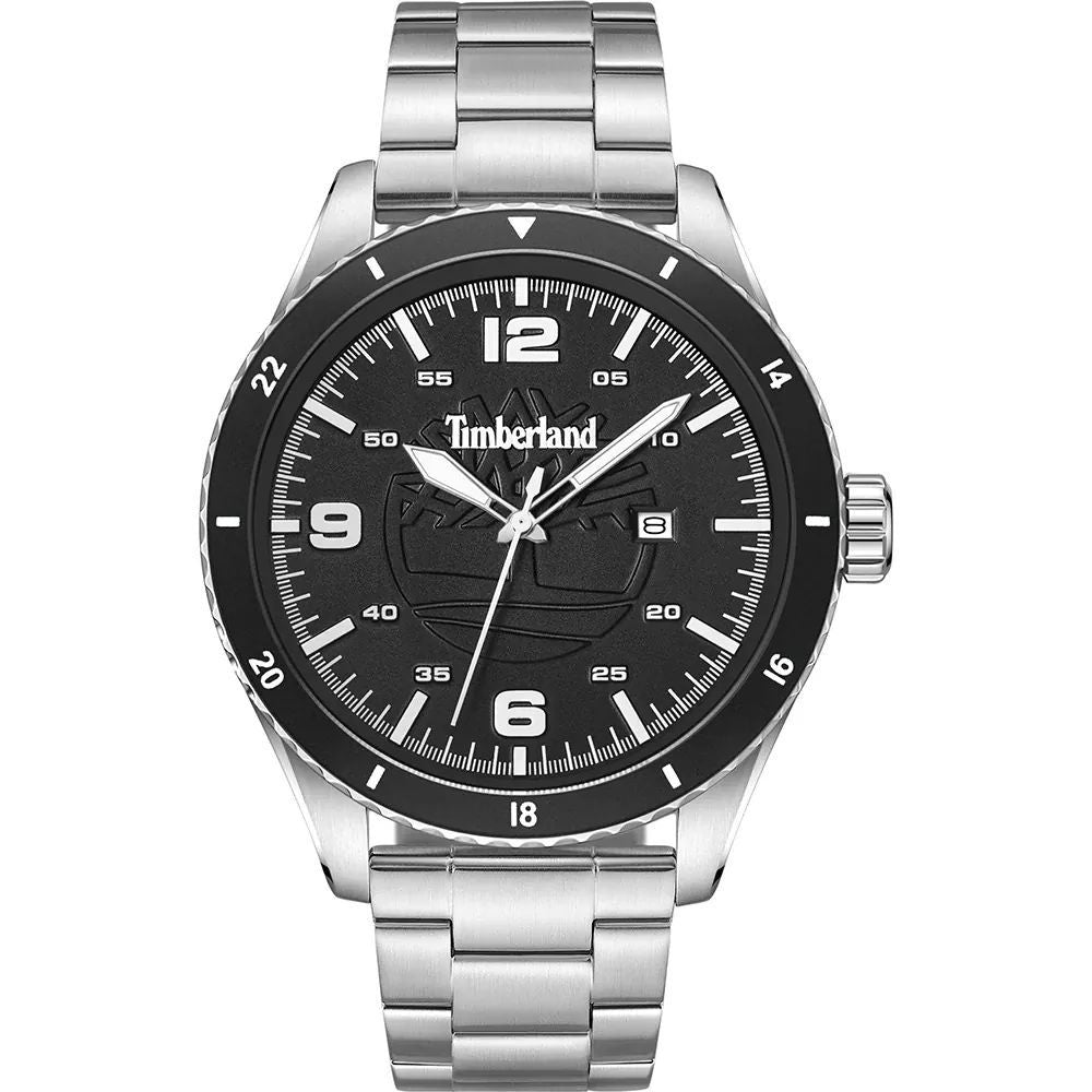 Timberland Graue Edelstahl-Dresswatch