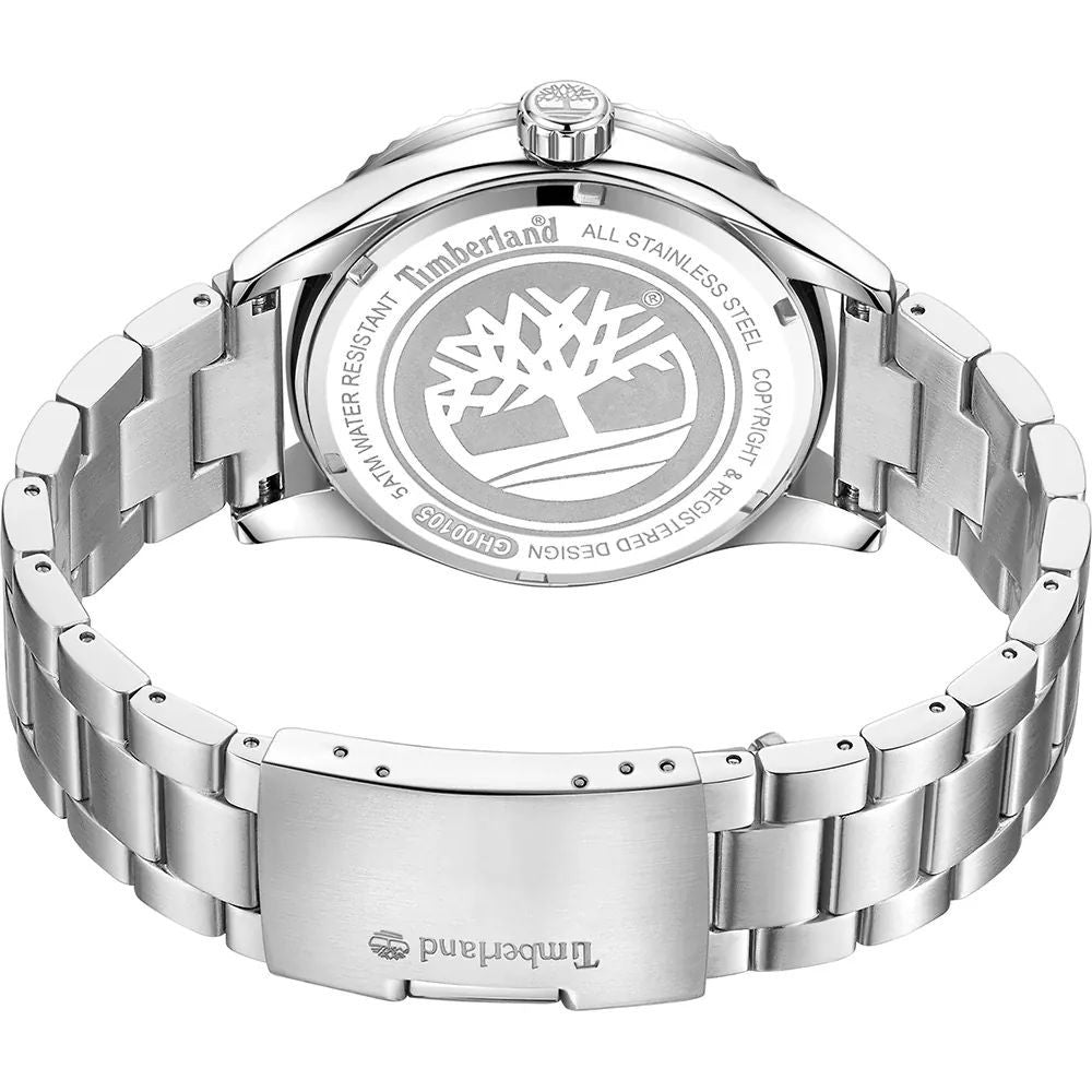 Timberland Graue Edelstahl-Dresswatch