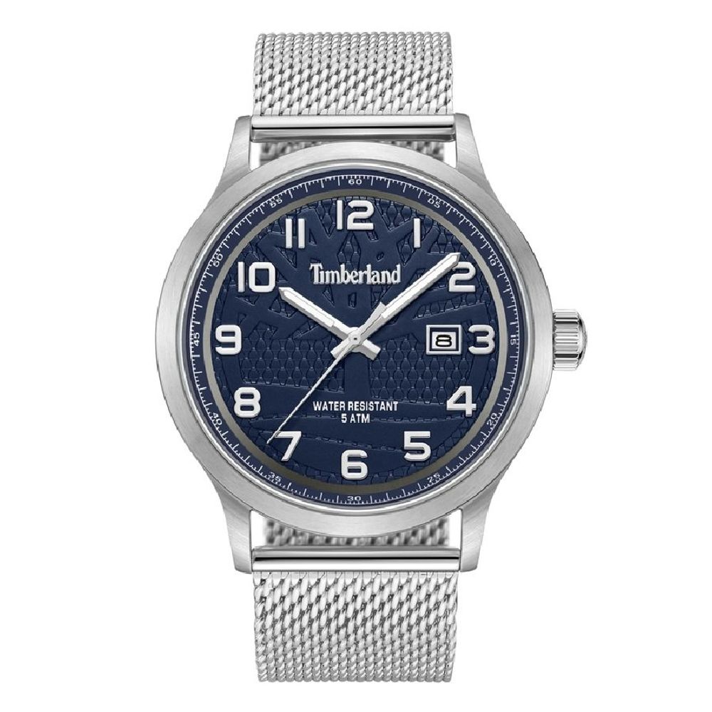 Timberland Graue Edelstahl-Dresswatch