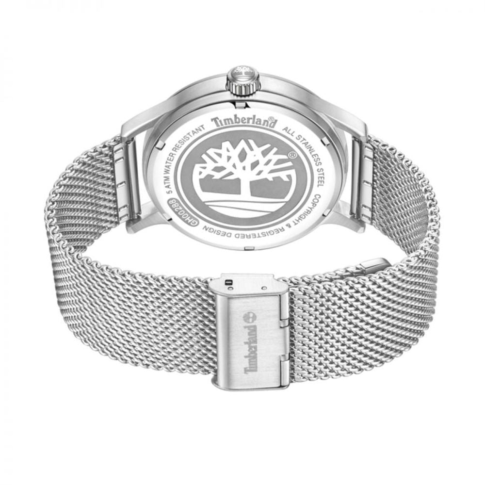 Timberland Graue Edelstahl-Dresswatch