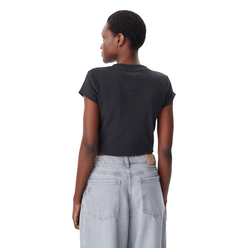 Calvin Klein Jeans Schwarzes Baumwoll-T-Shirt