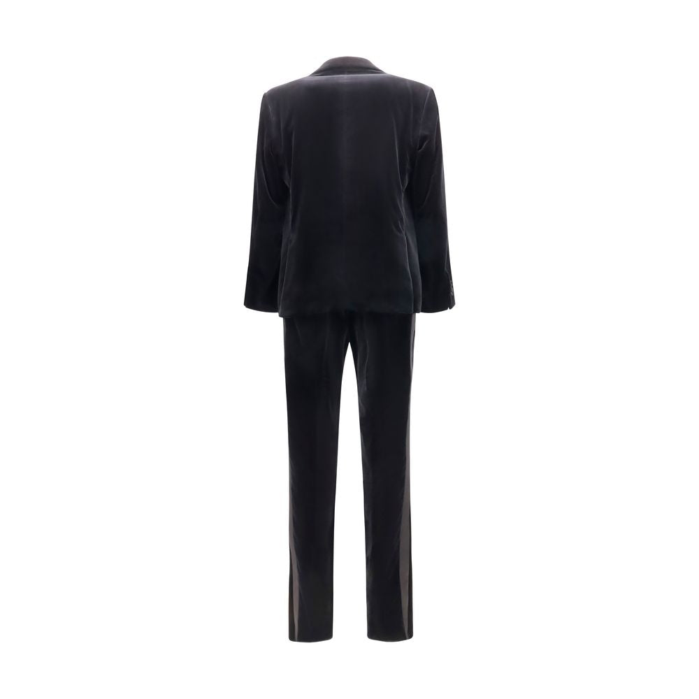 Ferragamo Schwarzer Baumwoll-Smoking