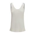 Brunello Cucinelli Beige Seidenbluse