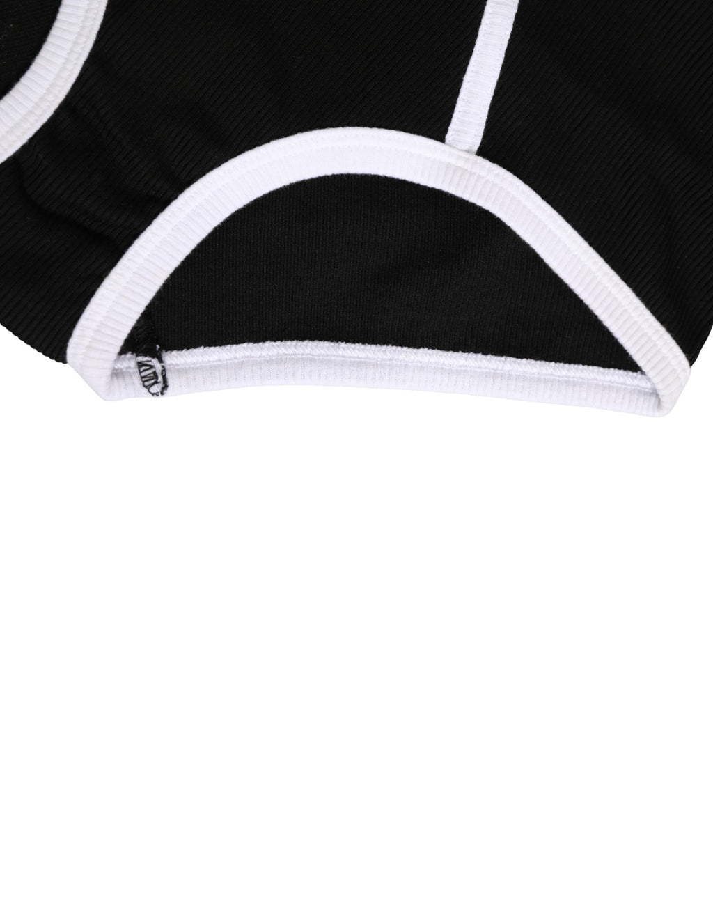 Dolce & Gabbana Coulotte-Hose mit schwarzem und weißem Logo-Bund