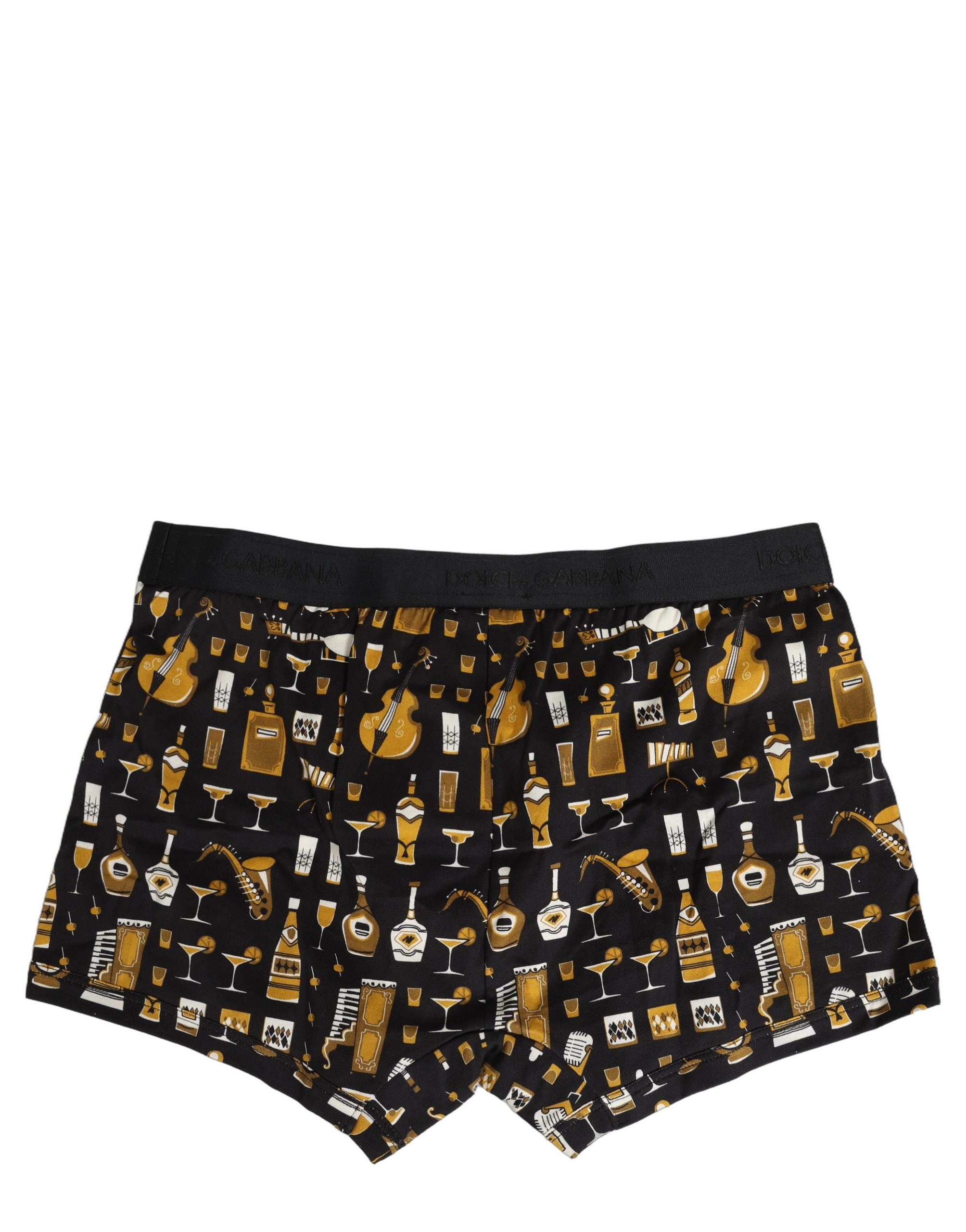 Dolce & Gabbana Black Gold Cocktail Boxer Unterwäsche