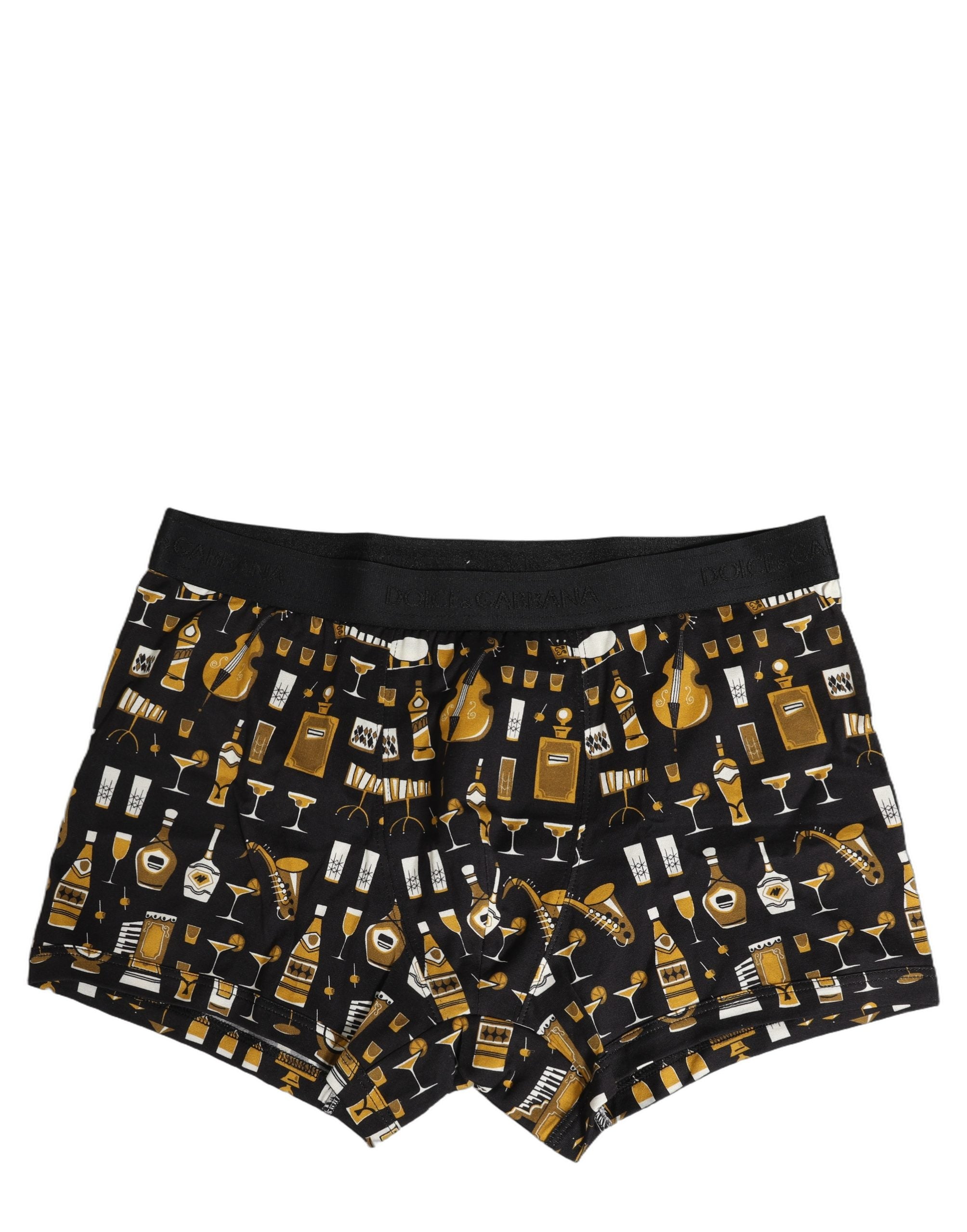 Dolce & Gabbana Black Gold Cocktail Boxer Unterwäsche