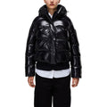 Napapijri Schwarze Steppjacke aus recyceltem Polyester, durchgehend