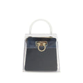 Ferragamo Schwarze PVC Handtasche