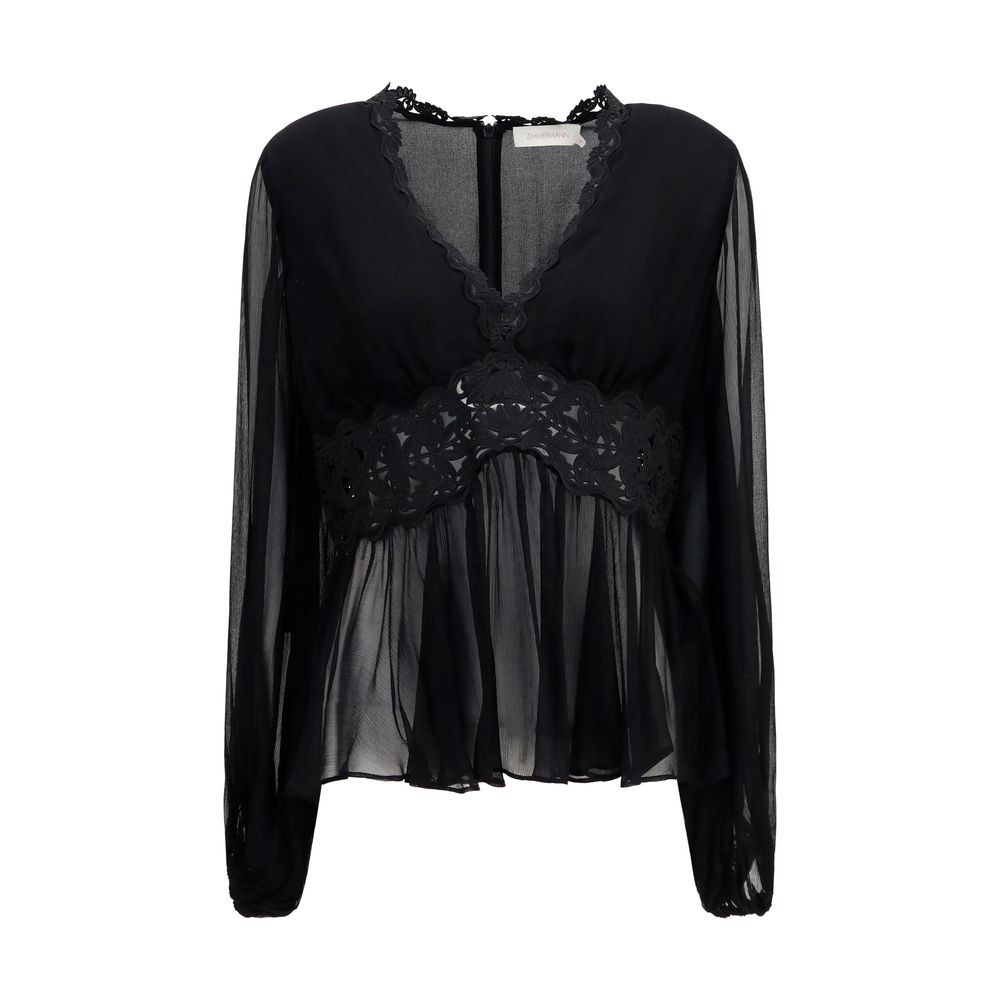 Zimmermann Schwarze Viskosebluse