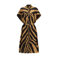 Ferragamo Mehrfarbiges Freizeitkleid aus Viskose