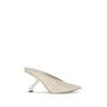 Ferragamo Beige Kalbsleder Bos Taurus Mules