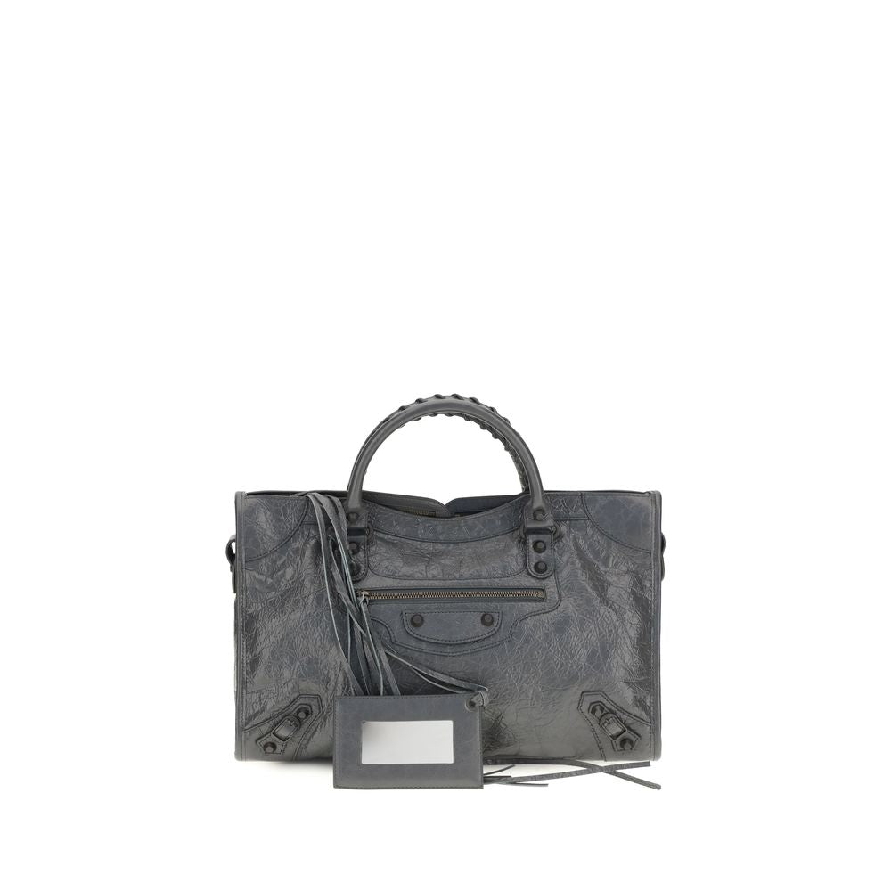 Balenciaga Graue Lammleder Schultertasche Ovis Aries Aries