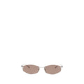Balenciaga Sonnenbrille aus silbernem Metall