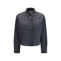 Miu Miu Graues Denim-Hemd